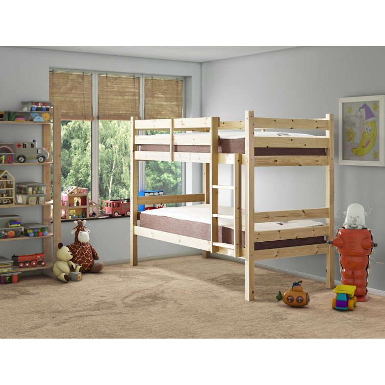 Just Kids Ellis Heavy Duty Solid Pine Bunk Bed Wayfair.co.uk